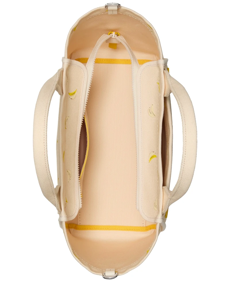 kate spade new york Dash Banana Canvas Extra-Large Tote Handbag