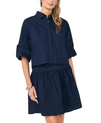 1.state Women's Cotton Mini Skirt