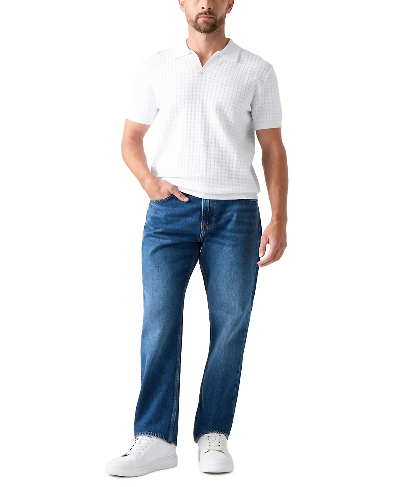 Guess Men's Chevron Pointe Short-Sleeve Polo Shirt