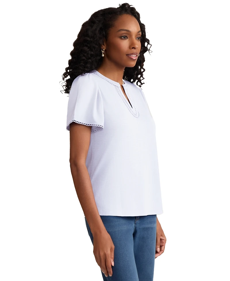Jones New York Women's V-Neck Top