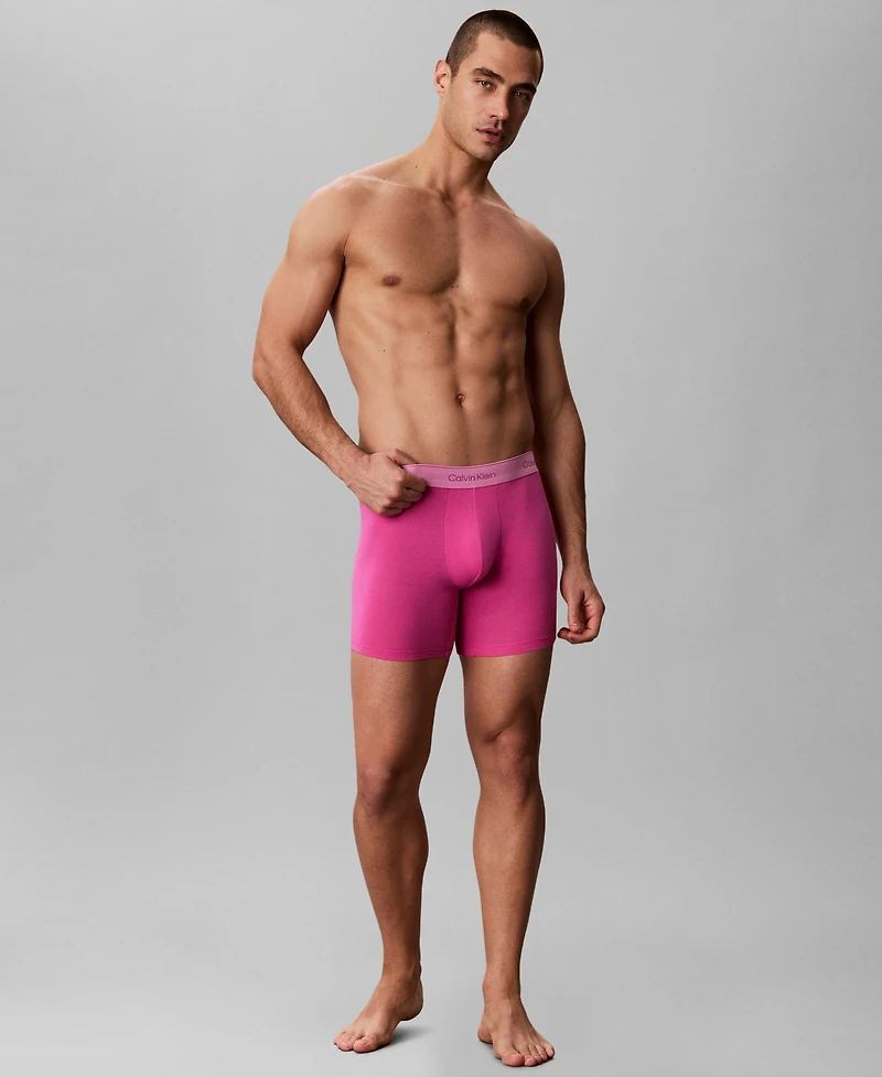 Calvin Klein Men's Icon Cotton Stretch Boxer Briefs, 5-Pack