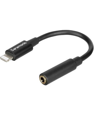Saramonic Sr-C2002 Apple Lightning Connector to Female 3.5mm Trrs Audio Jack Adapter Cable,