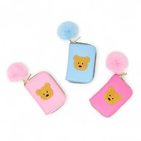 Zomi Gems Girls Teddy Pom Pom Zip Wallet