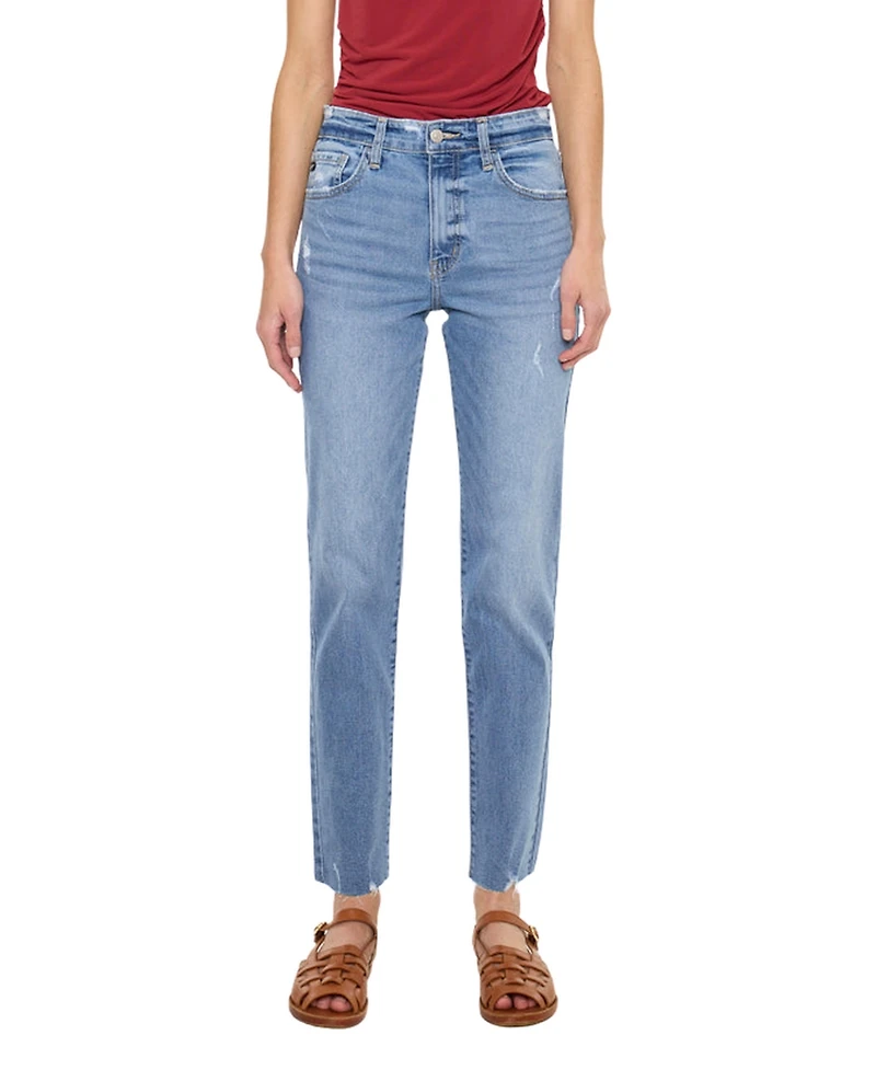 KanCan Essential Women's Ariana High Rise Straight Jeans
