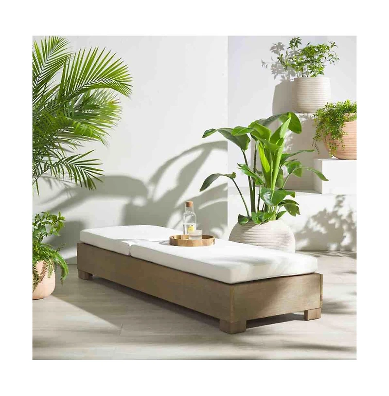 Augusta Home Blanquilla Chaise Lounge