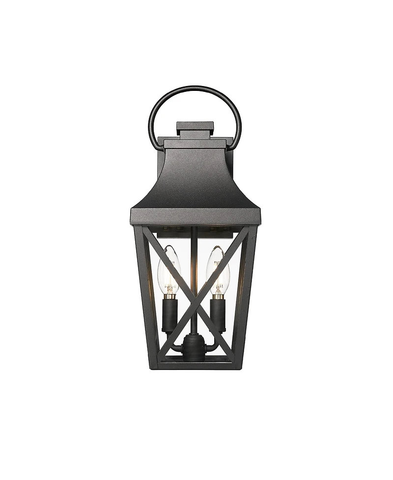 Midola Outdoor Wall Lights, Porch Lights, Waterproof Outdoor Wall Sconce, Exterior Light Fixture Matte with Clear Glass Shade for Garage Patio