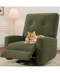 homfan Recliner Chairs, Swivel Rocker Recline, Glider Recliner Nursery Chair, Recliner Chair for Adults, 360degree(s)Swivel Glider Rocking Chair