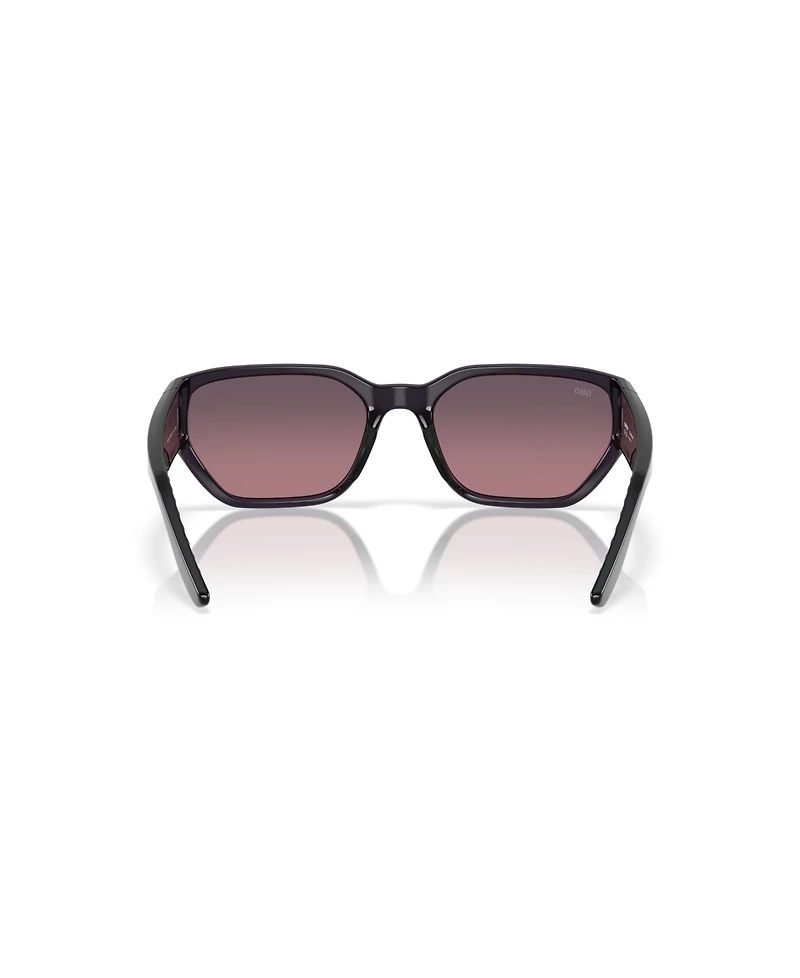 Costa Del Mar Unisex Polarized Rectangle Sunglasses, Clemente 6S9125