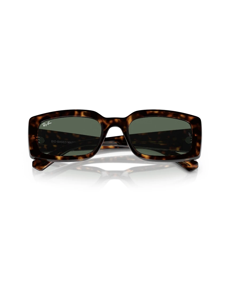 Ray-Ban Unisex Rectangle Sunglasses, Kiliane Bio-Based RB4395