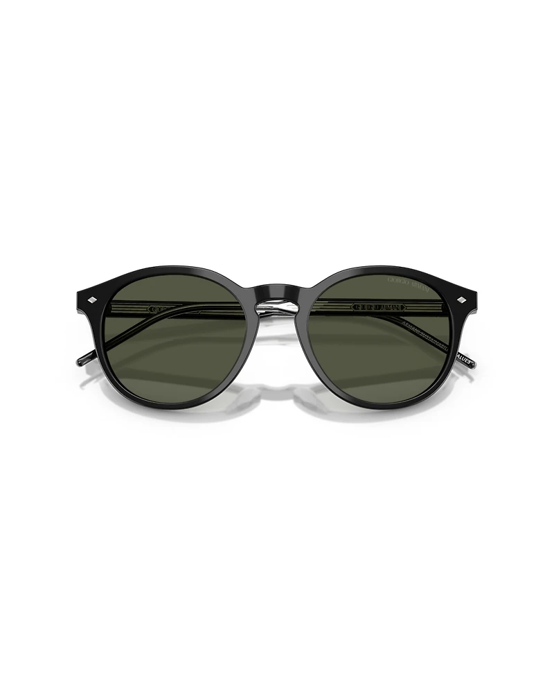 Giorgio Armani Men's Round Sunglasses, AR8211
