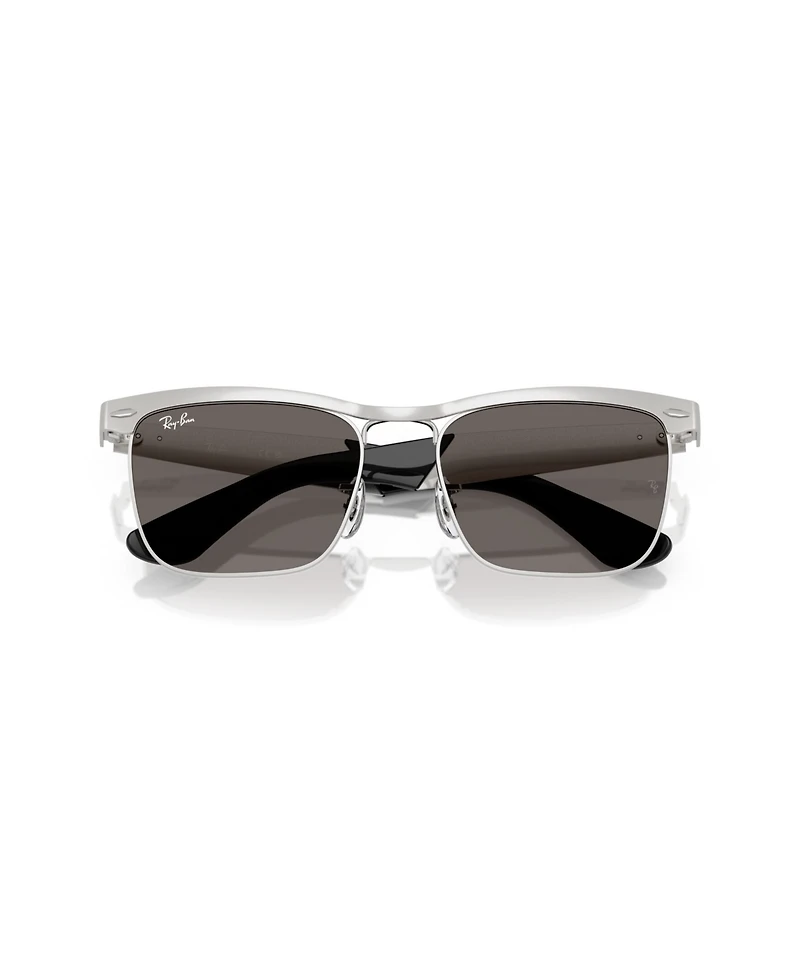 Ray-Ban Unisex Wayfarer Deluxe Square Sunglasses, RB3875