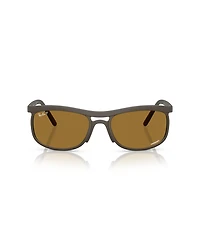 Ray-Ban Unisex Polarized Lenses Lite Force Square Sunglasses