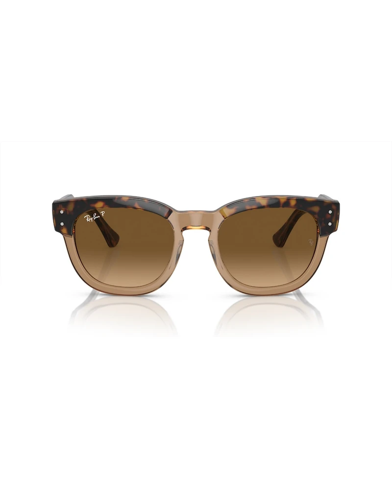Ray-Ban Unisex Polarized Mega Hawkeye Square Sunglasses, RB0298SF