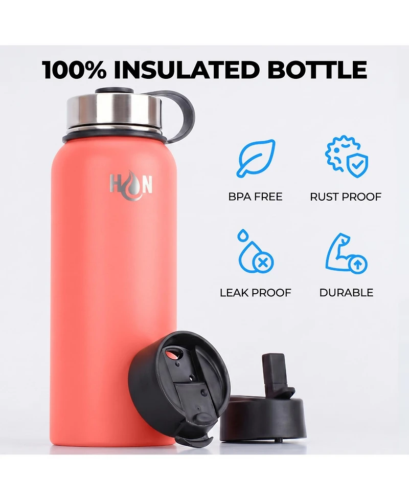 Hydration Nation Thermo Stainless Steel Vacuum Insulated Water Bottle