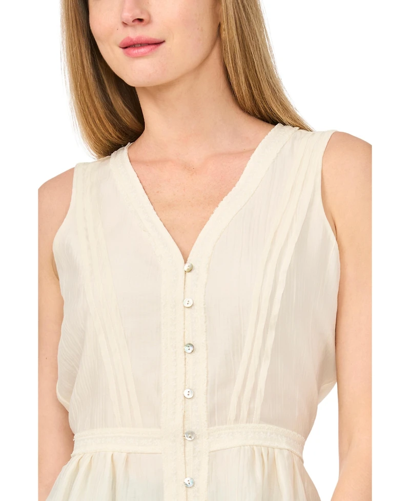 Vince Camuto Women's Sleeveless V-Neck Top