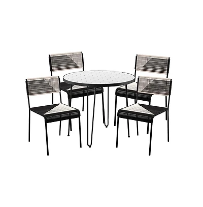 Augusta Home Watkindale 4 Chair Bistro Set