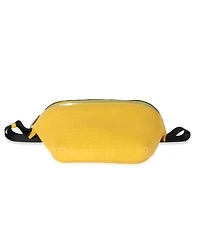 Pre-Owned Fendi Yellow Calfskin Ff 1974 Embossed Belt Bag