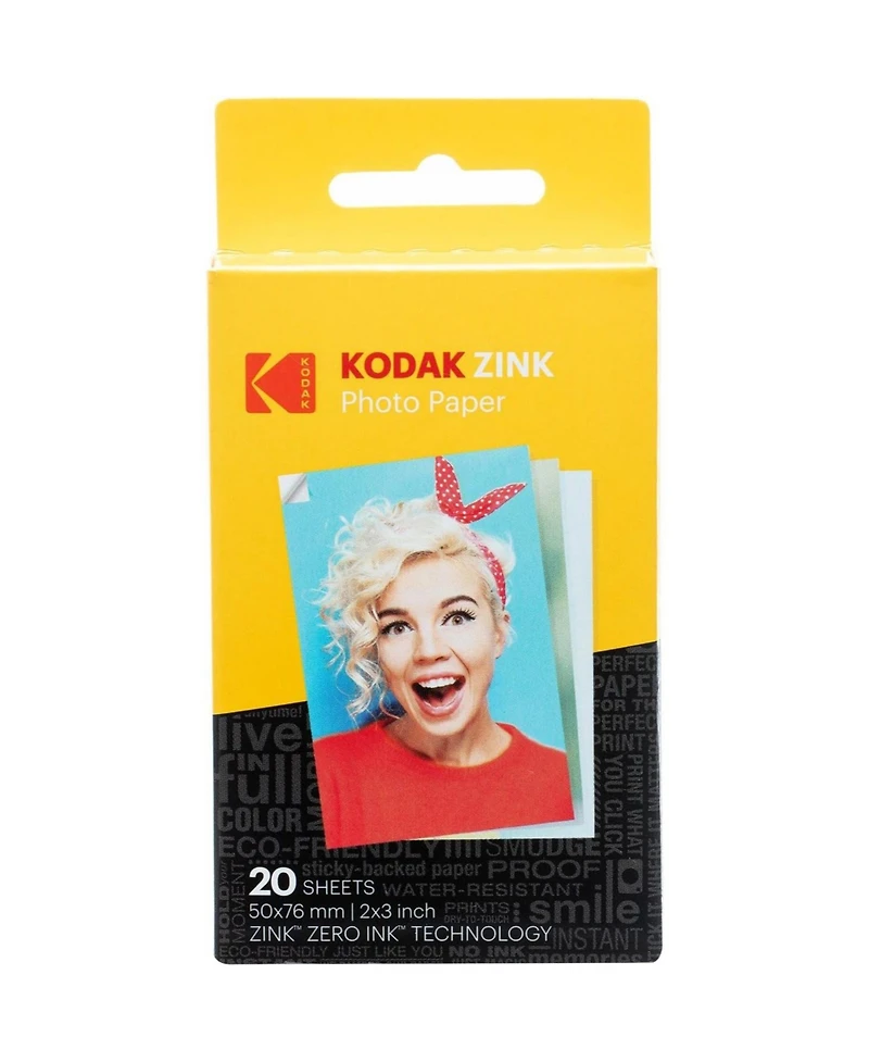 Kodak Step Digital Instant Camera Starter Bundle with Photo Paper, Case, Photo Album, Markers and More