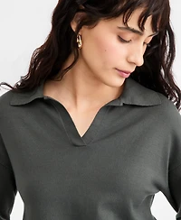 Emme Marella Women's Emmottanta Cropped Polo Sweater