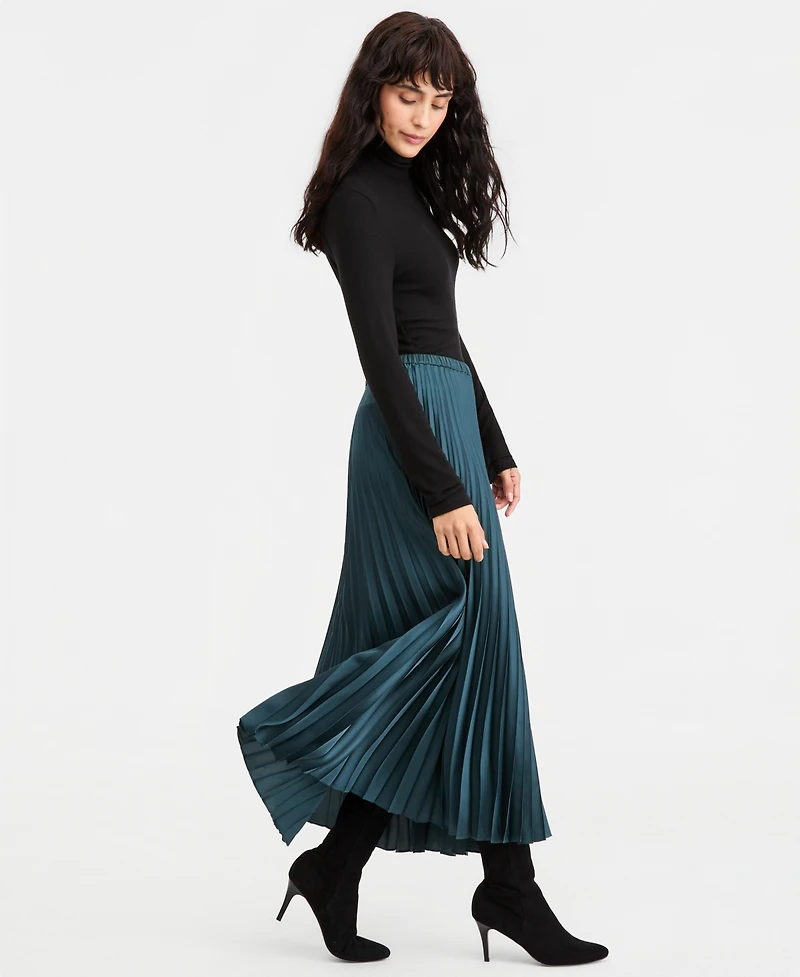 Emme Marella Women's Emmastrale Pleated A-Line Midi Skirt