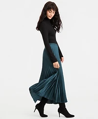 Emme Marella Women's Emmastrale Pleated A-Line Midi Skirt