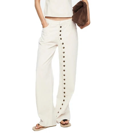 Lioness Women's Button-Front Penny Pants