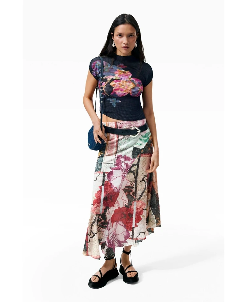 Desigual Women's Long printed skirt