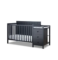 Sorelle Essex Convertible Crib and Changer Combo for Nursery