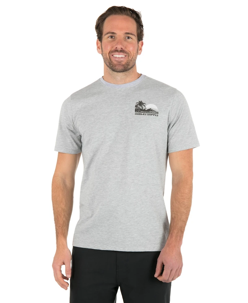 Hurley Men's Island Escape Short-Sleeve T-Shirt