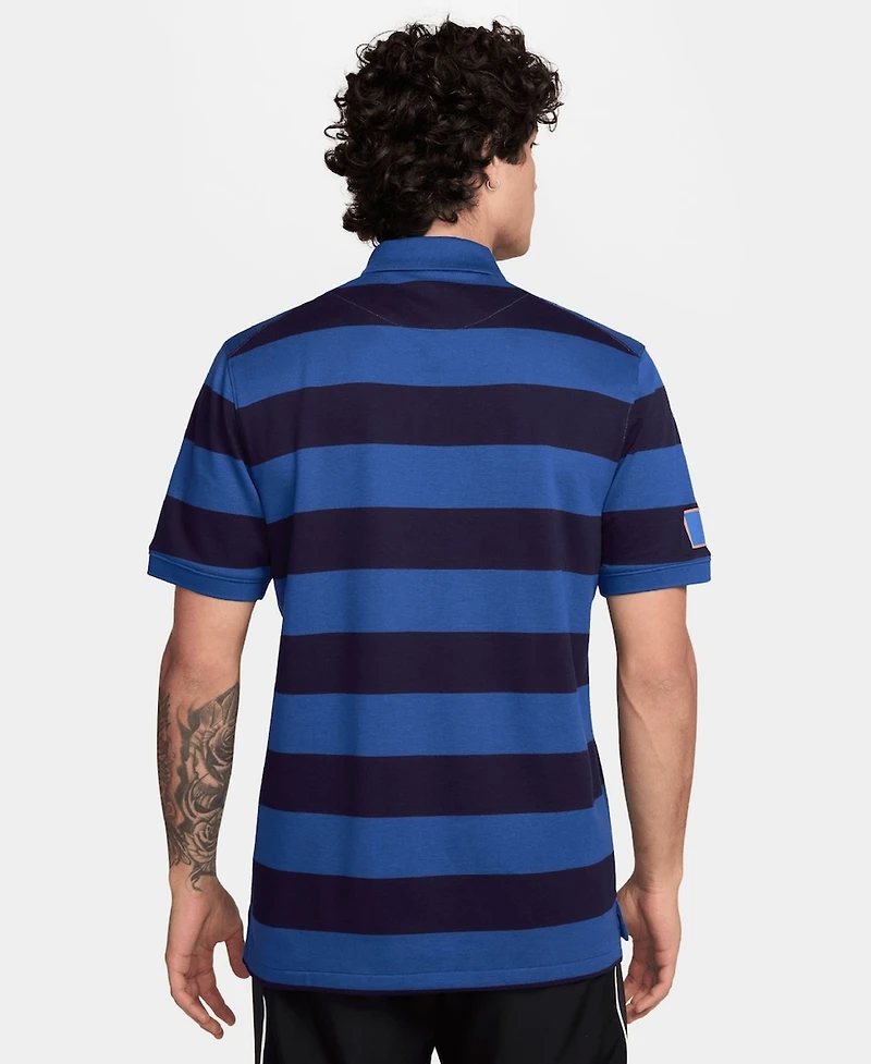 Nike Men's Blue France National Team Dri-fit Polo Shirt