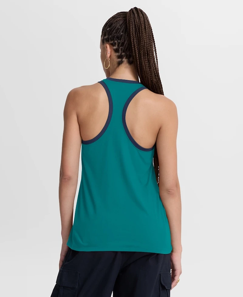 Nike Women's Teal Seattle Mariners Tri-Blend Dri-fit Racerback Tank Top