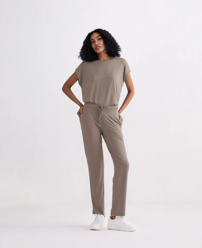 Reistor Women's Relaxed Tee in Earth Grey