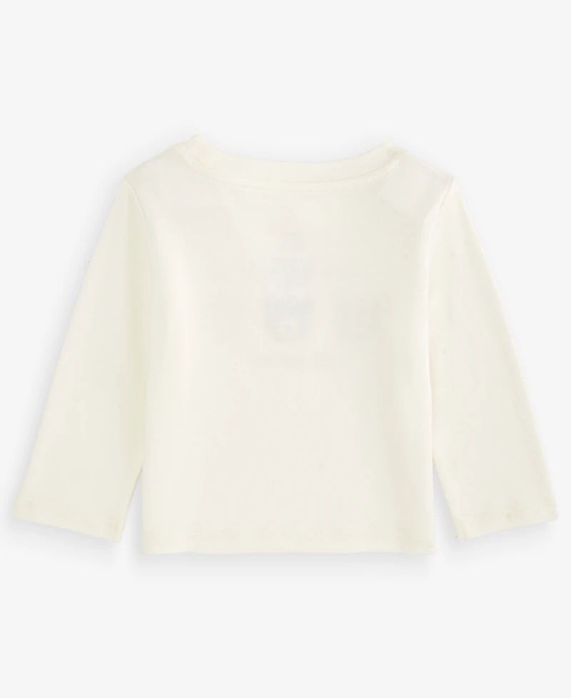 First Impressions Baby Boys' 3M-24M Mix & Match Long-Sleeve The Cuddle Is Real Bear T-Shirt, Macy's Exclusive