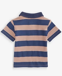 First Impressions Baby Boys' 3M-24M Mix & Match Short-Sleeve Rugby-Stripe Polo T-Shirt, Macy's Exclusive
