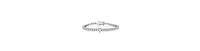 Rachel Glauber Modern Gold Plated Cubic Zirconia Tennis Bracelet