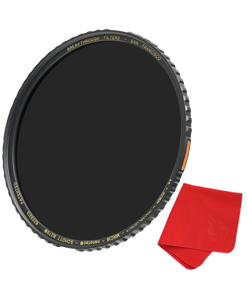 Breakthrough Photography Traction Filter, 6 Stop, Schott Glass, Nanotec Coating, Double Threaded