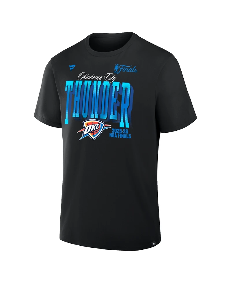 Fanatics Men's Black Oklahoma City Thunder 2026 Nba Finals T-Shirt