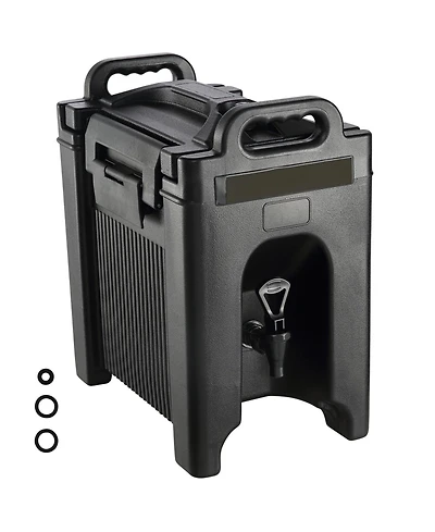 Cozito Insulated Beverage Dispenser, 2.5 gal Thermal Drink Server with Two-Stage Faucet