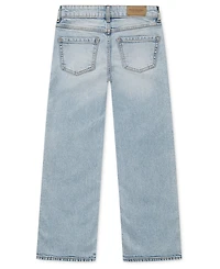 abercrombie kids Girls' 5-16 Braided High-Rise Wide-Leg Jeans