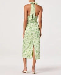 Astr the Label Women's Anita Halter Neck Midi Dress