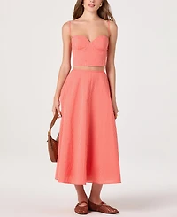 Astr the Label Women's Myria A-Line Maxi Skirt