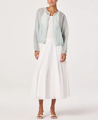 Astr the Label Women's Aeva Round Neck Bomber Jacket