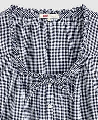Levi's Plus Chiara Front Button Short-Sleeve Blouse