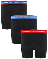 Nike Boys' 8-20 Dri-fit Metallic Waistband Boxer Briefs, 3-Pack