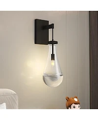 Midola Wall Sconces, Wall Sconces Modern Bathroom Lights, Sconces Wall Lighting with Clear Glass, Wall Mounted Light Wall Lamp for Living Room Hallway