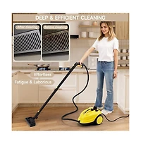 Topteng 2000W Steam Cleaner with 0.53 Gal Tank and Extendable Wand for Floor and Kitchen
