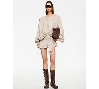 Lioness Women's Long-Sleeve Crewneck Mini Dress