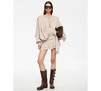 Lioness Women's Long-Sleeve Crewneck Mini Dress