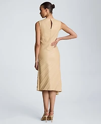 Kenneth Cole Women's Sunburst Pleated Midi Dress