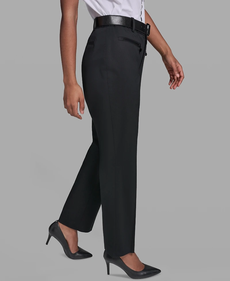 Karl Lagerfeld Paris Women's Long Wide-Leg Pants